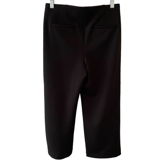 LOFT Black Straight Leg Pants Trousers Elastic Waist Size XS Petite - Picture 4 of 4